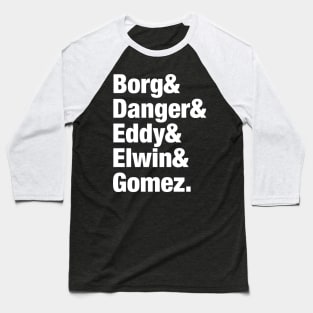 Stern Pinball Designers '23 (dark) Baseball T-Shirt